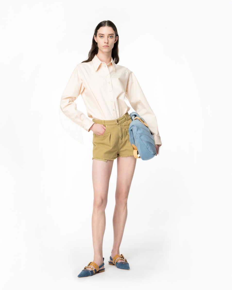 Pinko Shorts aus Baumwoll-Bull Fabrikladen