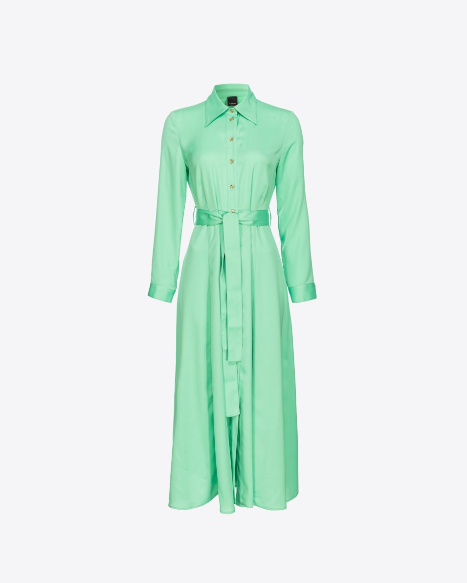 Pinko Hemdblusenkleid aus mattem Satin Speichern exportieren