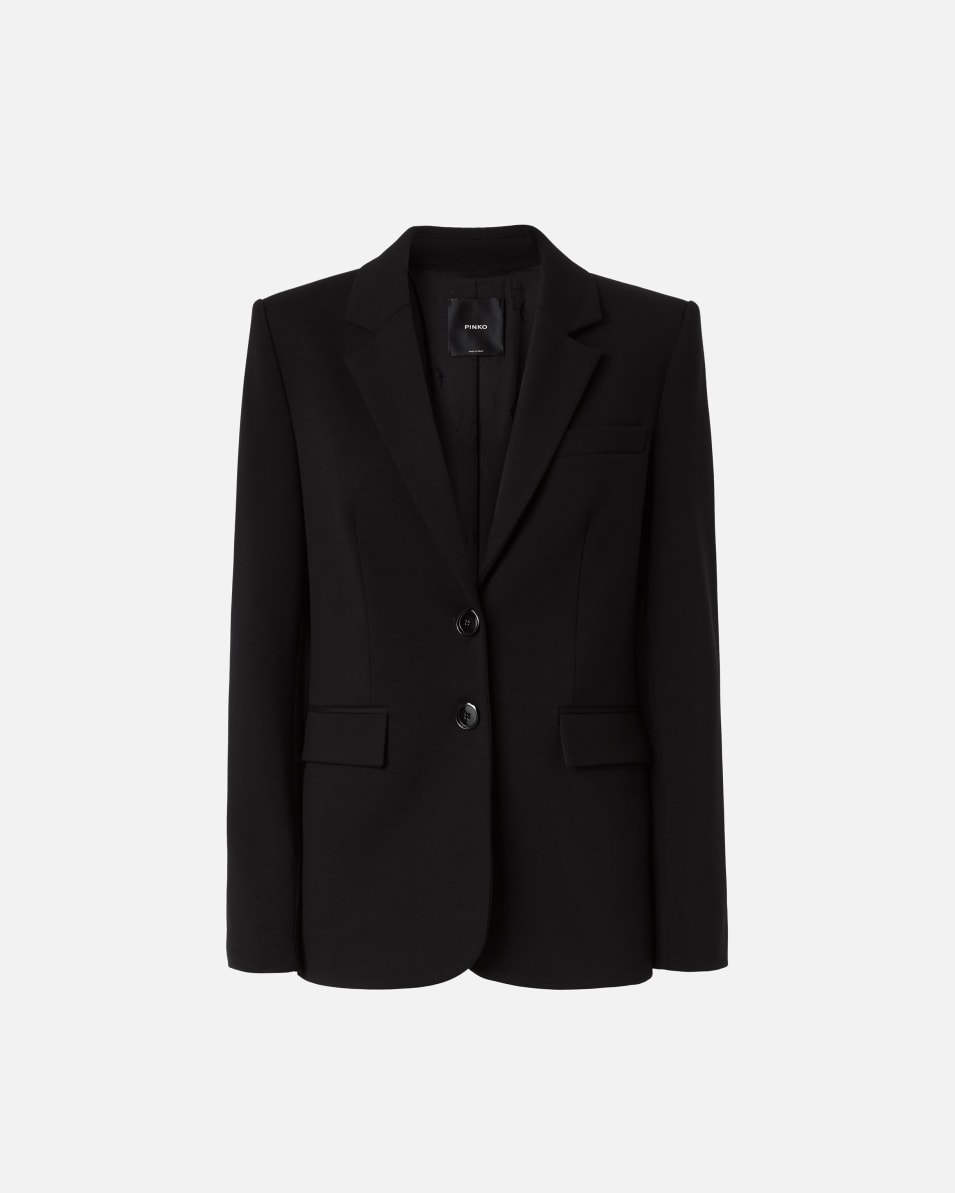 Pinko Einreihiger Blazer mit strukturierten Schultern Rabatt