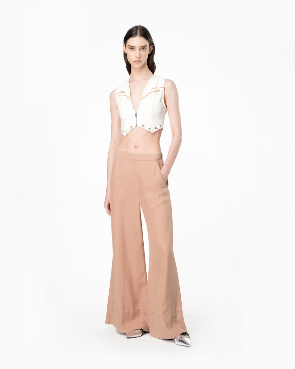 Pinko Wide-Leg-Hose Lyocell Neueste Mode
