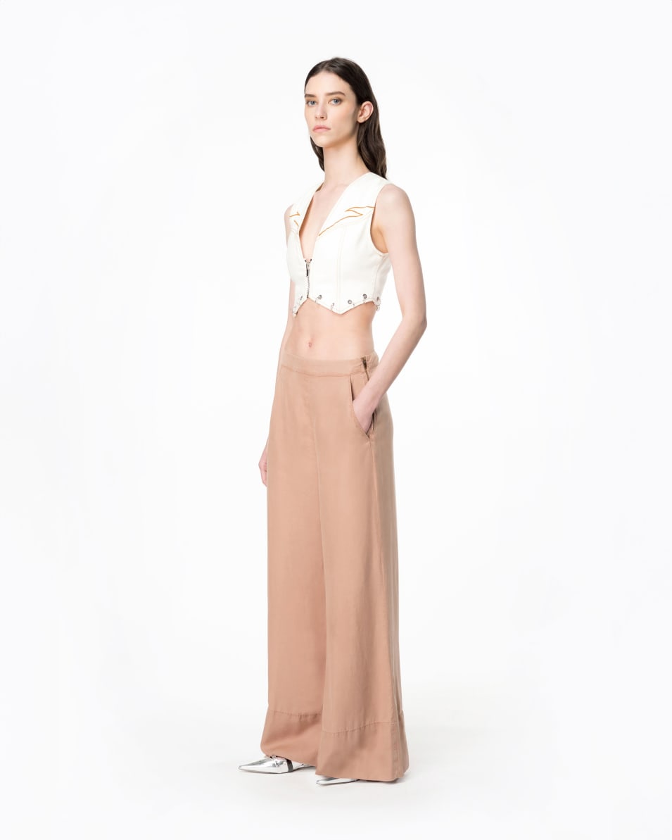 Pinko Wide-Leg-Hose Lyocell Neueste Mode