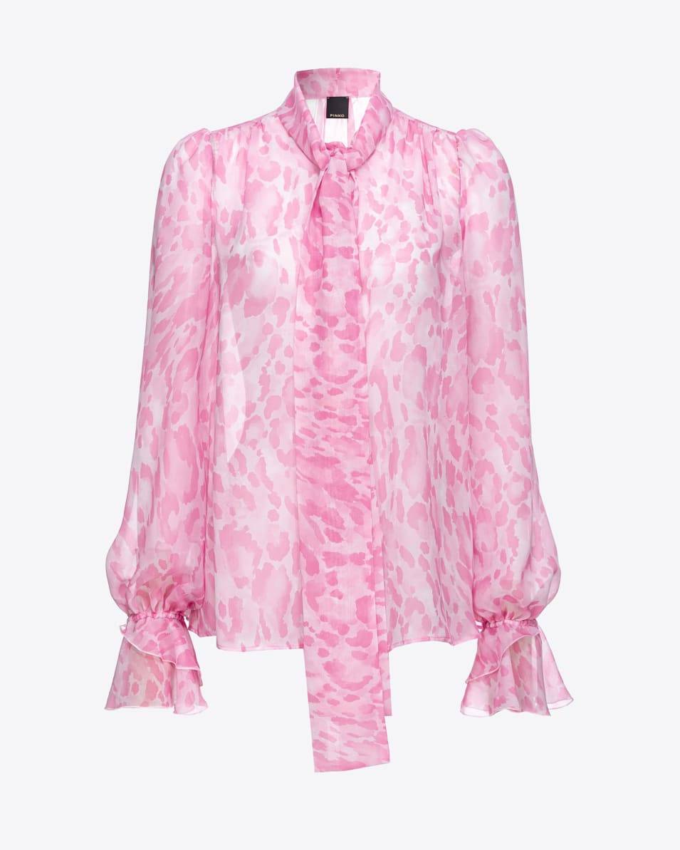 Pinko Bedruckte Chiffonbluse Neuheiten