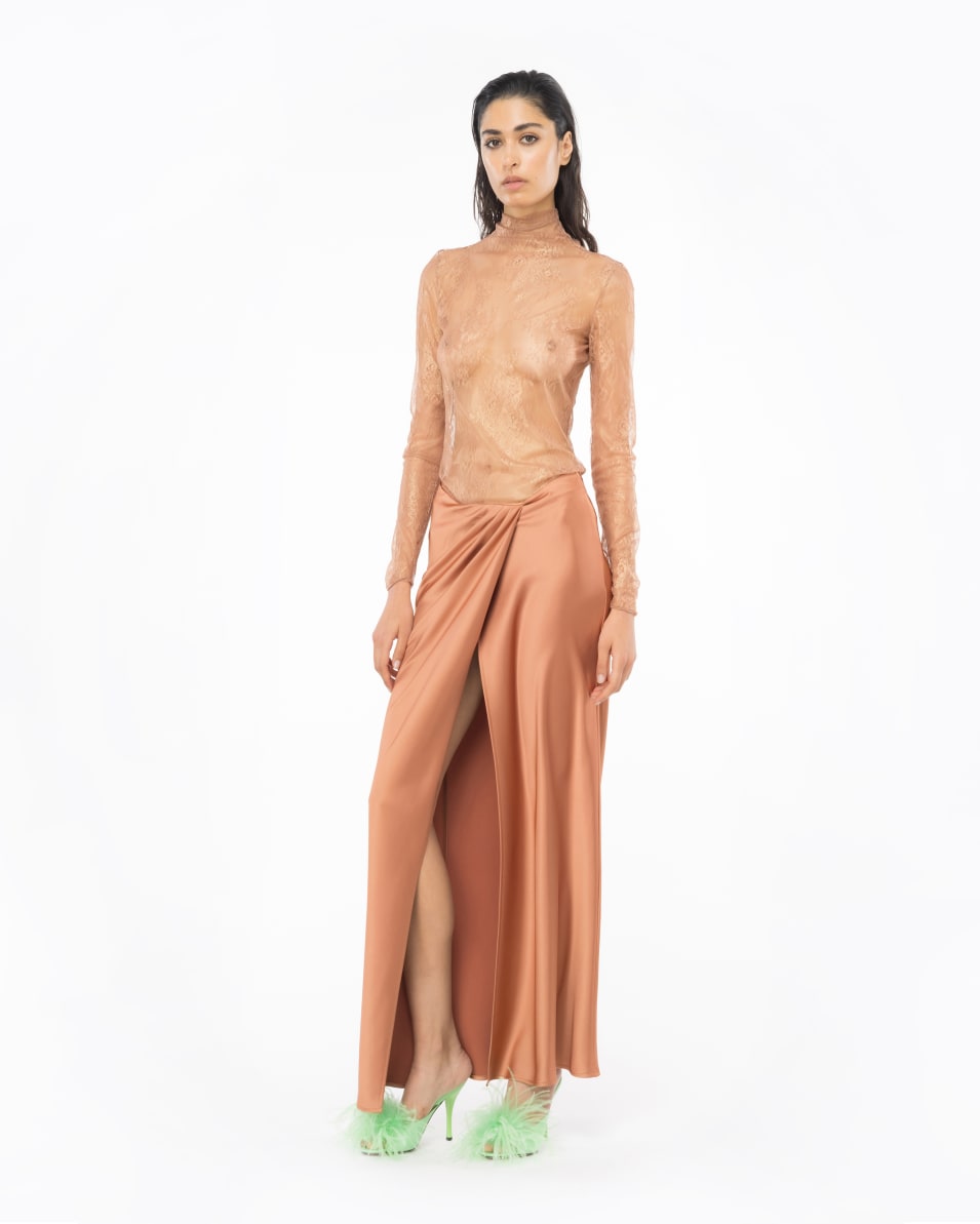 Pinko Pullover aus Metallic-Spitze Sonderangebote