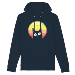 Papero Hoodie- BIO - CAT VINTAGE- Unisex Günstig kaufen