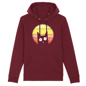 Papero Hoodie- BIO - CAT VINTAGE- Unisex Günstig kaufen