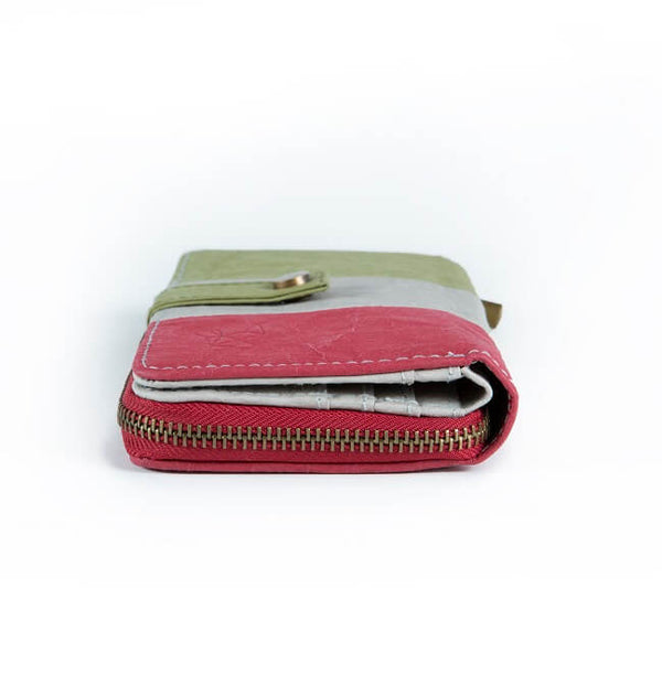 Papero NEU PAPERO leichtes Papier Wallet Damen CAT mit integriertem RFID Schutz und Münzfach Versandkostenfrei
