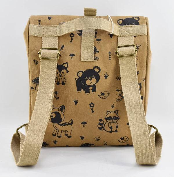 Papero NEU PAPERO Rucksack COUGAR KIDS 8 L aus waschbarem Kraft Papier leicht, reißfest und wasserfest nachhaltig Großer Ausverkauf
