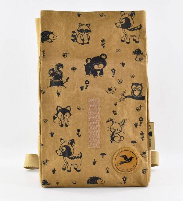 Papero NEU PAPERO Rucksack COUGAR KIDS 8 L aus waschbarem Kraft Papier leicht, reißfest und wasserfest nachhaltig Großer Ausverkauf