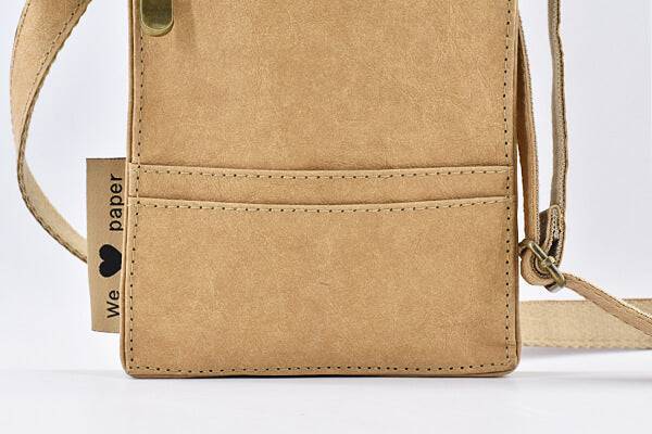 Papero PAPERO Handy Umhängetasche BUTTERFLY aus Papier mit RFID für Passport, Reisen Saisonschlussverkauf