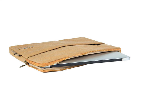 Papero PAPERO Laptoptasche 15,6-Zoll aus Kraftpapier ARMADILLO federleicht, wasserfest, vegan, nachhaltig Black Friday
