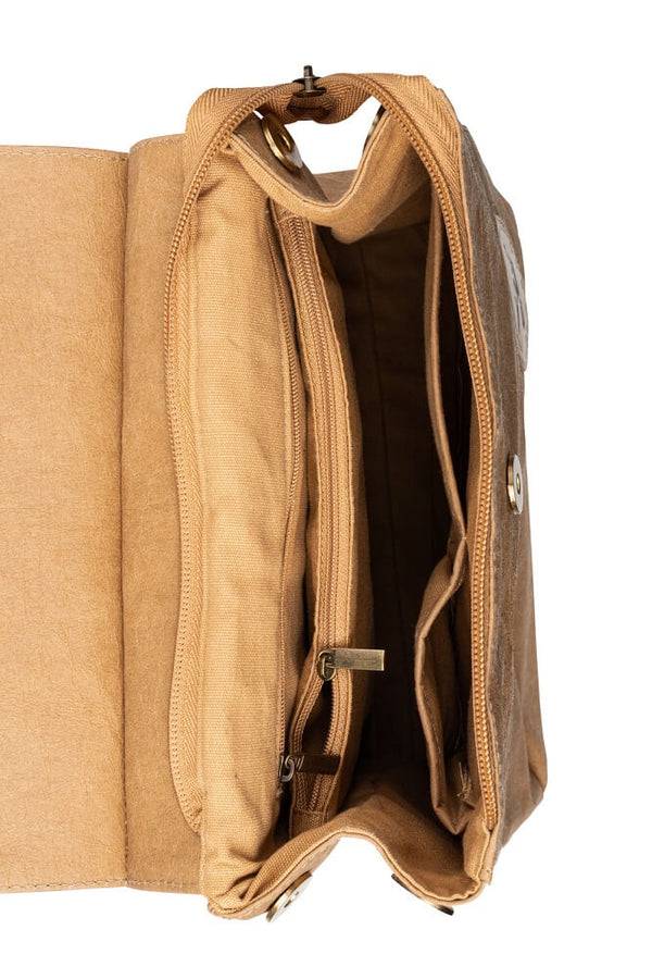 Papero PAPERO Rucksack aus Papier 3 in 1 SALAMANDER 8L robust, wasserfest, vegan, nachhaltig Muttertagsangebot