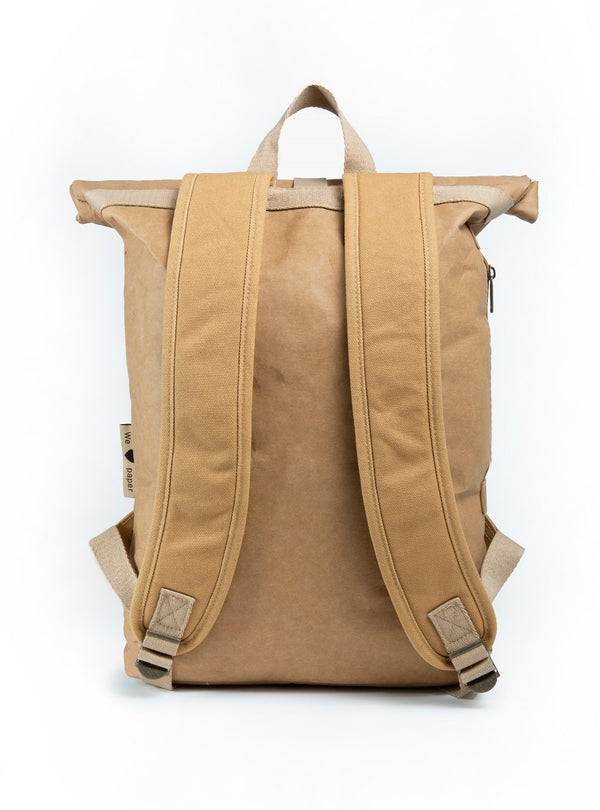Papero PAPERO Rucksack aus Papier COUGAR 22 L Unisex waschbar, reißfest, wasserfest, nachhaltiger Daypack Vatertagsangebot