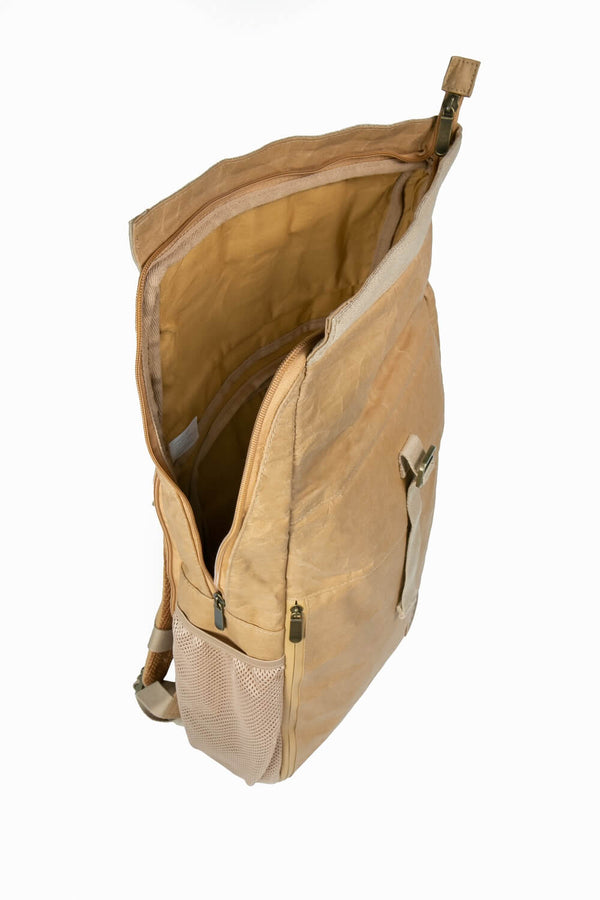 Papero PAPERO Rucksack YETI PRO EDITION 26 L DURCHDACHT aus Kraftpapier leicht, reißfest und wasserfest nachhaltig Online Outlet