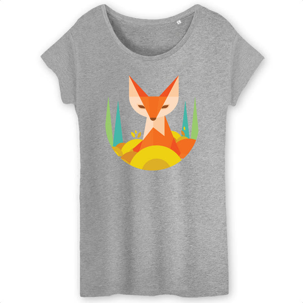 Papero T-SHIRT - BIO- Fox Geometric - Damen JETZT KAUFEN