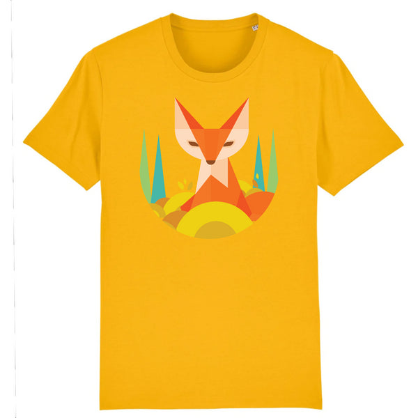 Papero T-SHIRT - BIO- Fox Geometric - HERREN Neueste Stile