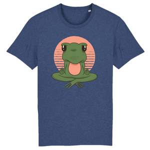 Papero T-Shirt- BIO- FROSCH YOGA VINTAGE- Herren Nur für heute