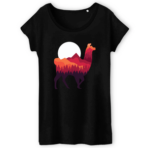 Papero T-Shirt- BIO- LAMA- Damen Vierteljährliche Förderung