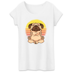 Papero T-Shirt- BIO- MOPS YOGA VINTAGE- Damen Discount Store für neue Produkte