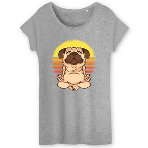 Papero T-Shirt- BIO- MOPS YOGA VINTAGE- Damen Discount Store für neue Produkte