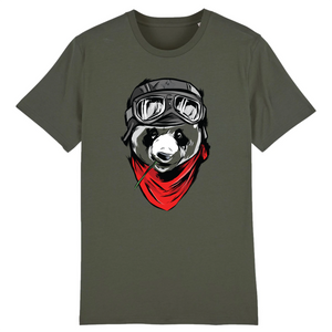 Papero T-Shirt- BIO- PANDA- Herren 50% Rabatt mit kostenlosem Versand