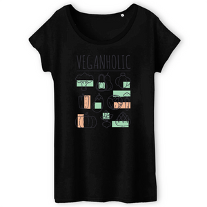 Papero T-Shirt- BIO- VEGANHOLIC- Damen Fabrikladen
