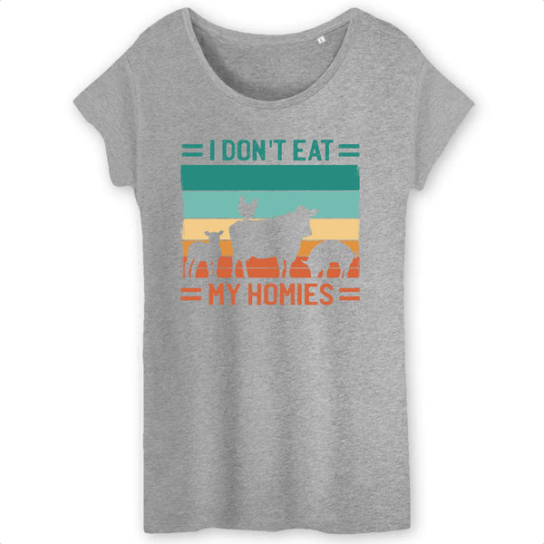 Papero T-SHIRT - BIO- I dont eat my homies - Damen zollfrei