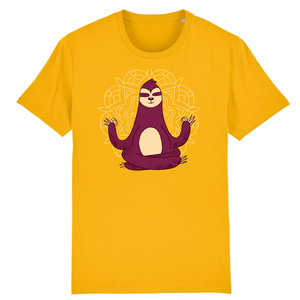 Papero T-Shirt - BIO- MEDITATION SLOTH - Herren 2025
