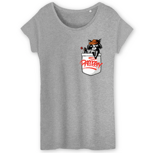 Papero T-Shirt - BIO- Pocket Racoon - Damen Hotsell