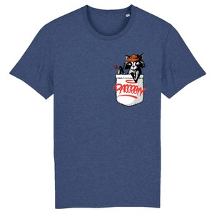 Papero T-Shirt - BIO- Pocket Racoon - Herren im Angebot