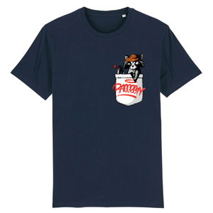 Papero T-Shirt - BIO- Pocket Racoon - Herren im Angebot