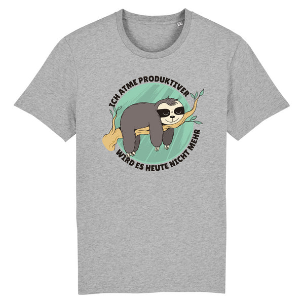 Papero T-SHIRT - BIO- Sloth Ich Atme produktiver - HERREN Blitzverkäufe