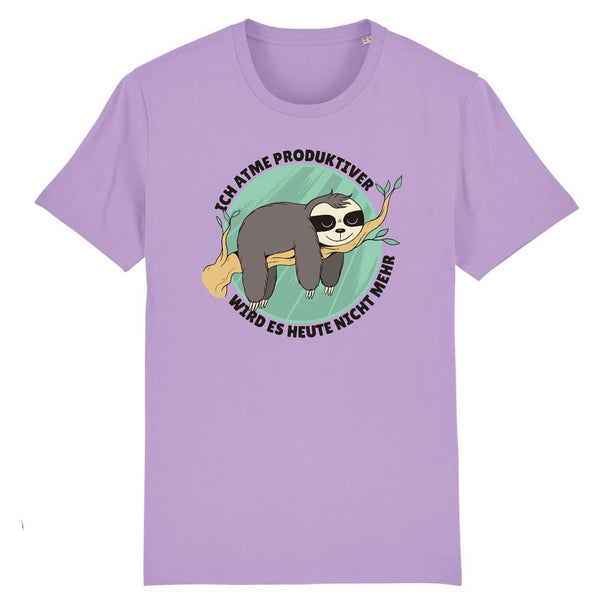 Papero T-SHIRT - BIO- Sloth Ich Atme produktiver - HERREN Blitzverkäufe