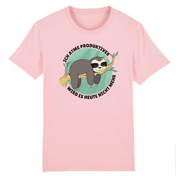 Papero T-SHIRT - BIO- Sloth Ich Atme produktiver - HERREN Blitzverkäufe