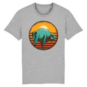 Papero T-Shirt - BIO- vintage-sunset-bison - Herren Online Shopping