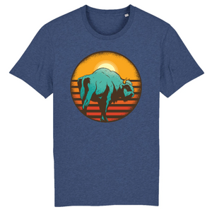 Papero T-Shirt - BIO- vintage-sunset-bison - Herren Online Shopping