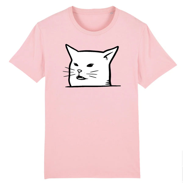 Papero T-SHIRT - BIO- White Cat - HERREN Weihnachtsangebot