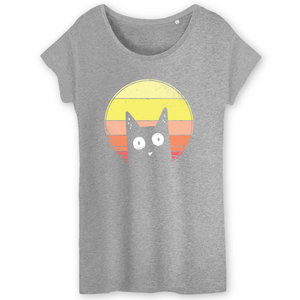 Papero T-Shirt- BIO- CAT VINTAGE- Damen Top Angebot