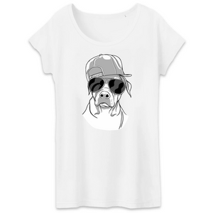 Papero T-Shirt- BIO- COOL DOG- Damen Online Outlet
