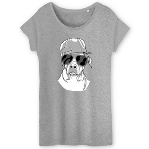 Papero T-Shirt- BIO- COOL DOG- Damen Online Outlet