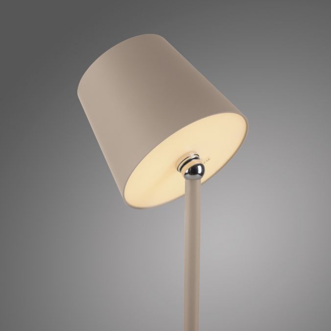 Paul Neuhaus LED Flaschenleuchte beige Akku Touchdimmer USB IP54 Tischleuchte Flash Sale