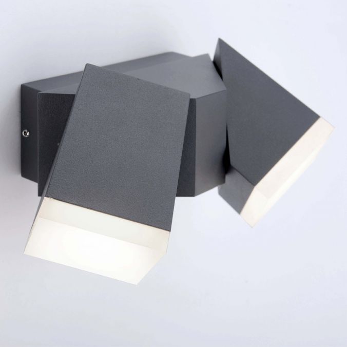 Paul Neuhaus LED-Außenwandleuchte, anthrazit, warmweißes Licht, Schutzart IP54 Begrenztes Angebot