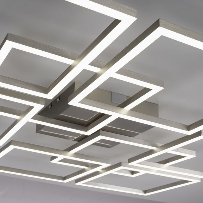 Paul Neuhaus Paul Neuhaus, Q-INIGO, LED-Deckenleuchte, stahl, Smart Home Valentinstagsangebot