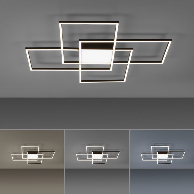 Paul Neuhaus Paul Neuhaus Q-Asmin LED Deckenleuchte Smart Home 80x80 schwarz Blitzangebot