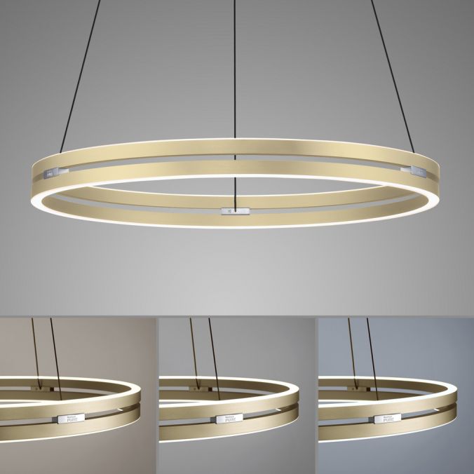 Paul Neuhaus Paul Neuhaus LED Pendelleuchte PURE-E-LOOP messing matt elektrisch Neuheiten