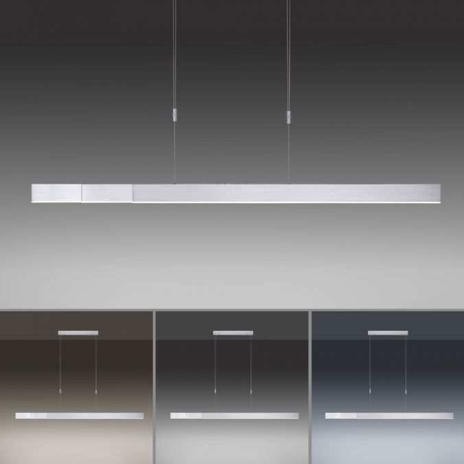 Paul Neuhaus Paul Neuhaus PURE MOTO e-SLIDE® aluminium elektrisch ausfahrbar Pendelleuchte Bestseller