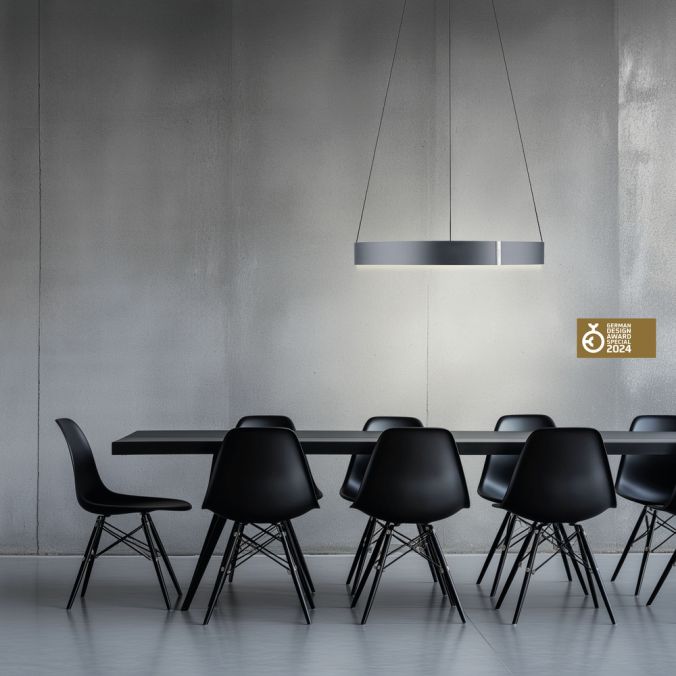 Paul Neuhaus Paul Neuhaus LED Pendelleuchte PURE-E-CLIPSE grau elektrisch Kauf eins, bekomm eins gratis