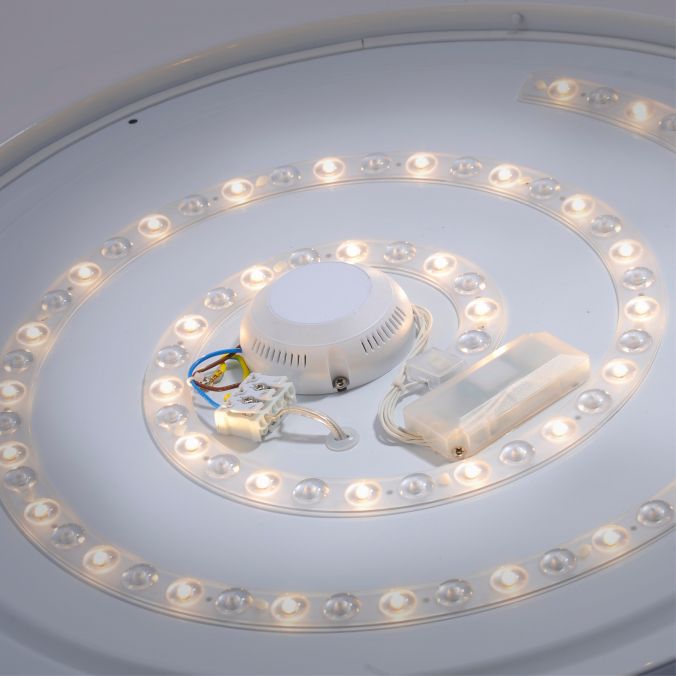 Paul Neuhaus LED-Deckenleuchte, chrom, rund, Sternenhimmeloptik, Ø 59cm Neueste Stile