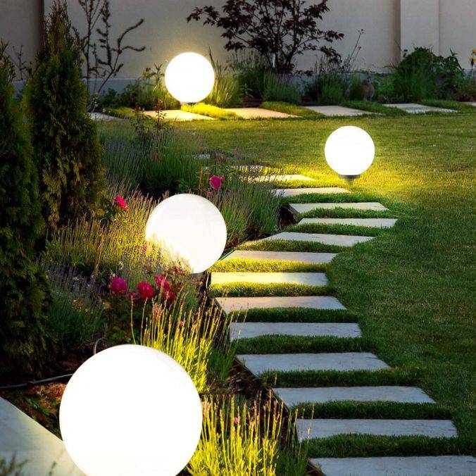 Paul Neuhaus Kugelleuchte, Ø 30 cm, IP 44, Gartenleuchten, Opalweiß Letzte 2 Tage