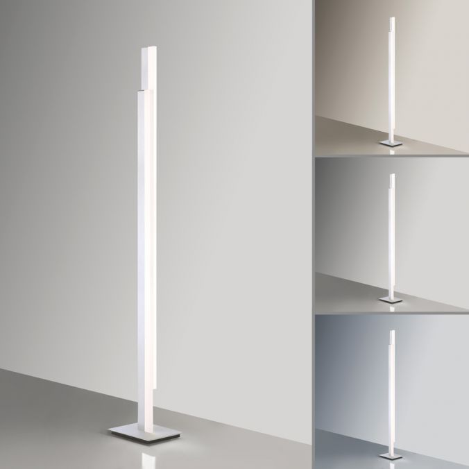 Paul Neuhaus Paul Neuhaus, Q-TOWER, LED-Stehleuchte, linear, modern, Smart Home Online