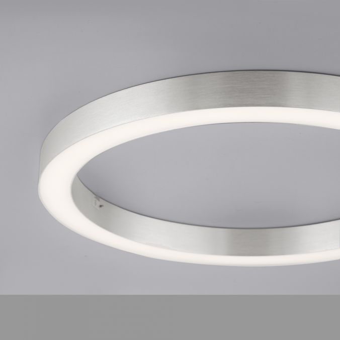 Paul Neuhaus Paul Neuhaus LED Deckenleuchte PURE-LINES ROUND aluminium 50x50 CCT Fernbedienung Kostenloser Versand